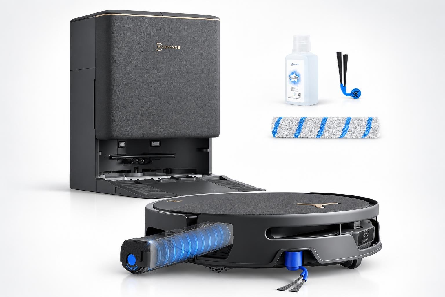 Ecovacs T90S Pro Omni Care Kit, il robot aspirapolvere e lavapavimenti da valutare su Amazon