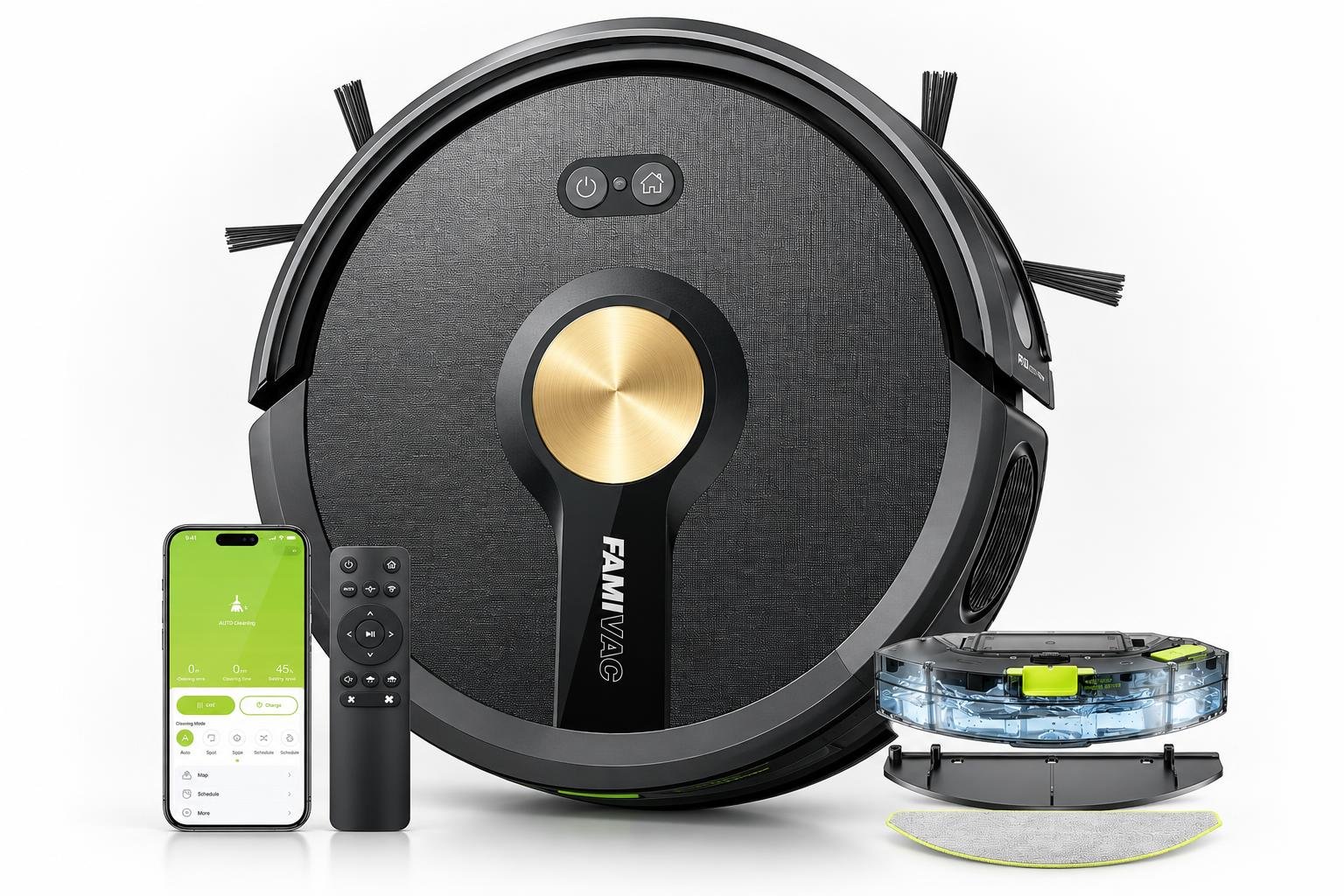 FAMIVAC R10 in offerta su Amazon: robot 3 in 1 con autonomia dichiarata fino a 200 minuti