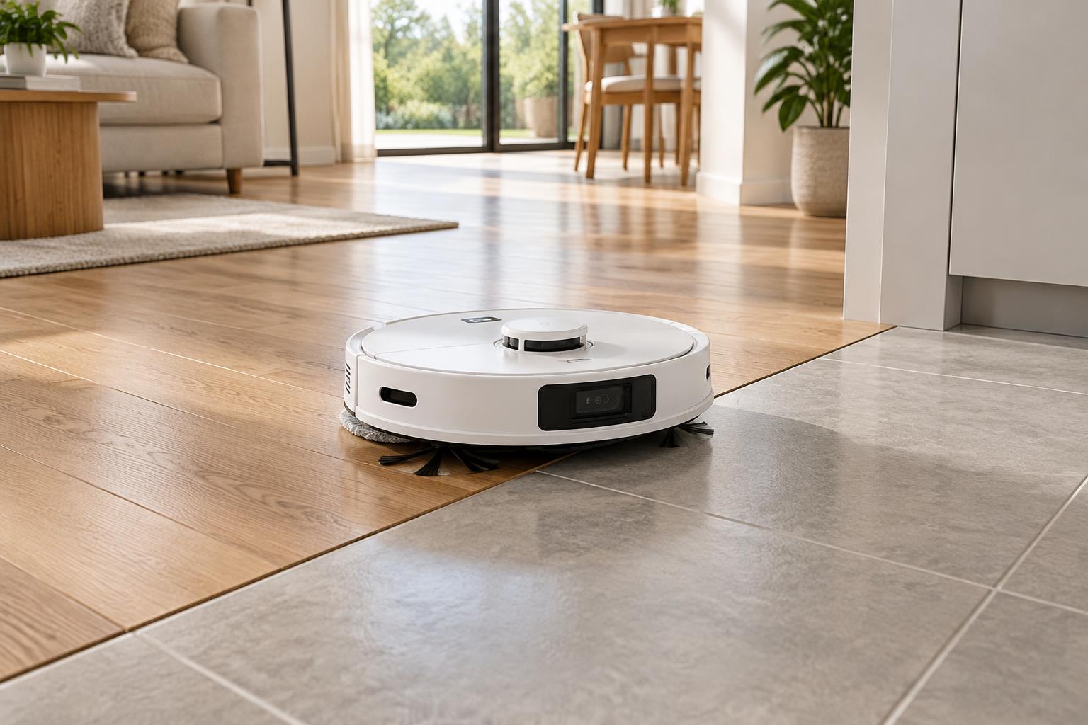 Robot aspirapolvere e lavapavimenti per case con parquet e piastrelle: come gestire due superfici diverse