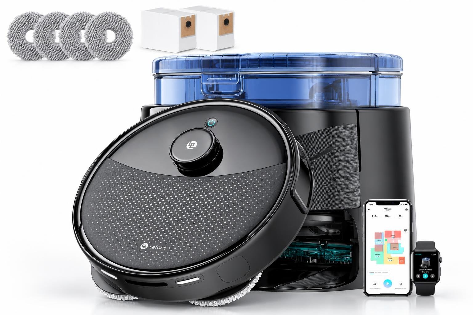 Lefant con stazione all-in-one in offerta su Amazon: lavaggio e asciugatura automatizzati